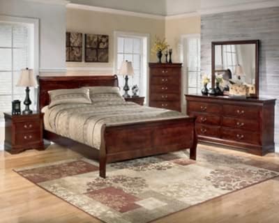 Signature Design by Ashley Alisdair Traditional 2 Drawer Nightstand, 23.75" Tall, Dark Brown - Image 9